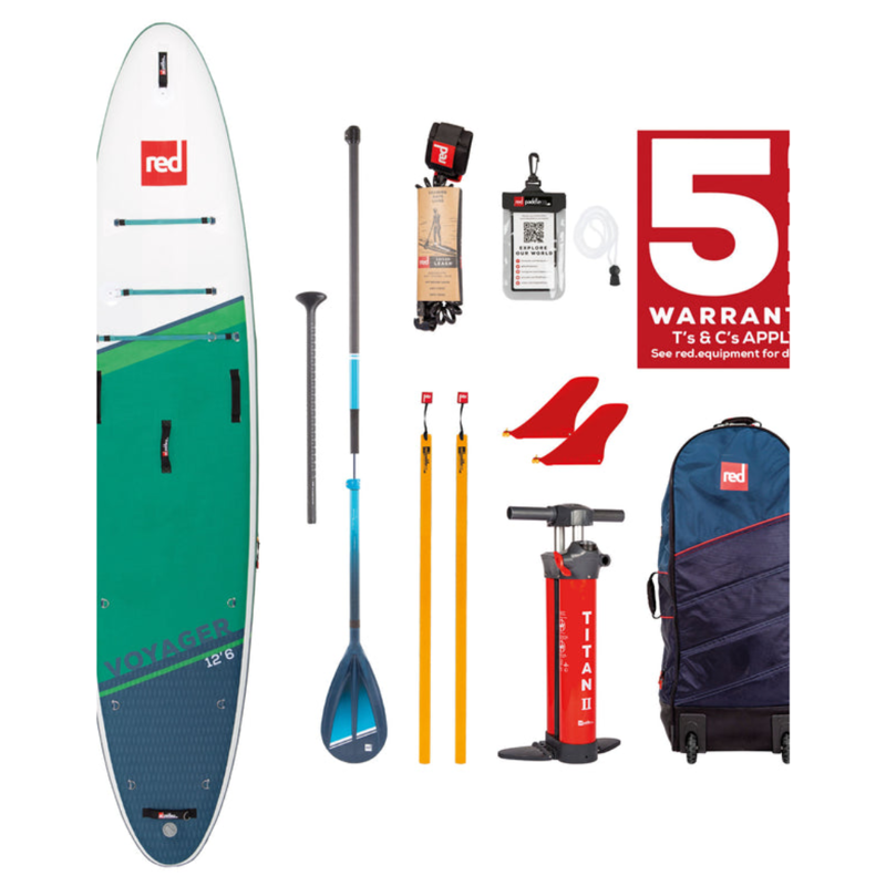 Red Paddle 12 Ft 6 Voyager HT SUP Package-1